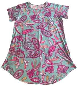 Women's Bobbie Brooks Soft Knit Paisley Dress - Size 2X - Polyester/Spandex - Picture 1 of 5