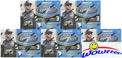 (5) 2018 Panini Certified Nascar Racing EXCLUSIVE Sealed Blaster Box-5 AUTO/GU - Image 1 of 3