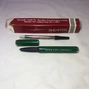 Vintage NEW Box Sheaffer Pen BUICK CITY ASSEMBLY Advertising Union #1551 Refill - Picture 1 of 4