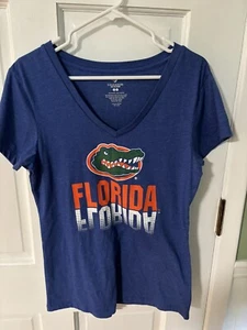 women's v-neck Colosseum XL Florida Gator shirt EUC - Picture 1 of 2