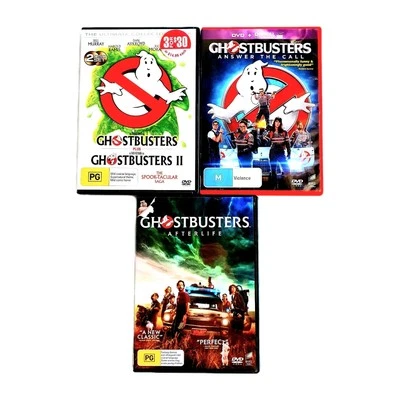Ghostbusters 1-4 Movie Gift Bundle DVD Supernatural Scifi Comedy, Region 4 - image 1 of 4