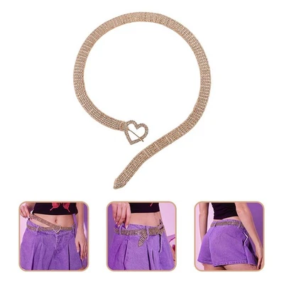 Donne Cintura di strass in stile cintura in vita da donna cintura in vita - Immagine 1 di 4