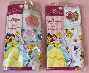 Disney Prinzessin 6 Paar Unterwäsche Cinderella Belle Jasmin Mädchen Größe 6 Höschen - Bild 1 von 5