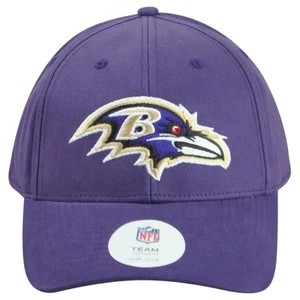 NFL Baltimore Ravens Estructurado Púrpura Adultos Hombres Ajustable Curvo Bill Sombrero Gorra - Imagen 1 de 4