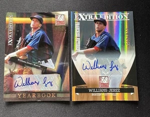 2011 Panini Donruss Elite Extra Edition (2) Auto LOT Williams Jerez Boston - Picture 1 of 4