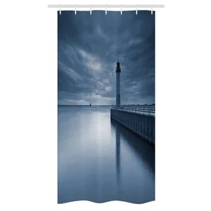 Wisconsin Schmaler Duschvorhang Leuchtturm Bewölkter Himmel - Bild 1 von 3