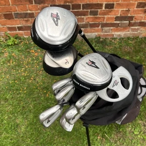 HIPPO🚩4 OS Mens Full Set/10 Club/Bag/6-SW Irons/Putter/Driver/Woods (VGC+) - Picture 1 of 22