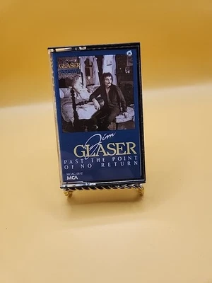 JIM GLASER - PAST THE POINT OF NO RETURN - CASSETTE TAPE LIKE NEW OOP 1985 - Image 1 of 4
