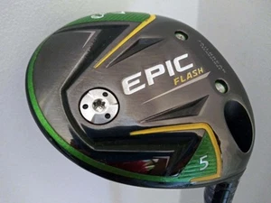 Callaway Epic Flash 5 Wood 18* (EvenFlow Green 55 Senior) Fairway Golf Club - Picture 1 of 6