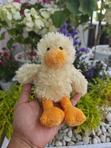 Jellycat Retired Bunglie Yellow Duck Tot Tiny Size - Picture 1 of 16