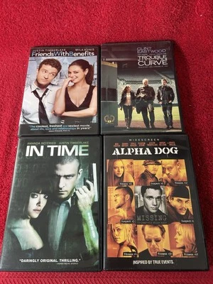 Justin Timberlake 4 DVD lot Trouble With The Curve In Time Alpha Dog Benefits - Image 1 of 4