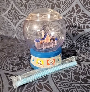 Disney Disneyland 65th Anniversary Sleeping Beauty Castle Snow Globe Sipper Cup  - Picture 1 of 4