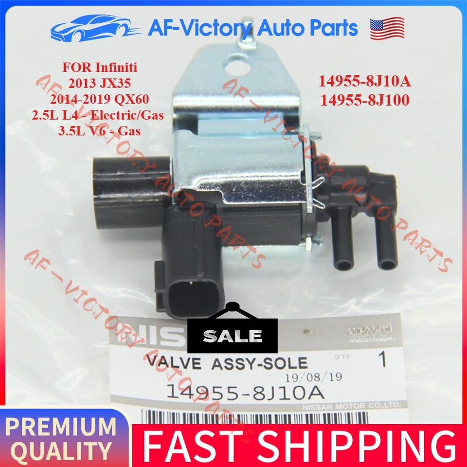 Solenoide de control de ventilación 14955-8J100 apto para Infiniti 13 JX35 14-16 QX60 2,5 L 3,5 L Foto 1 de 4