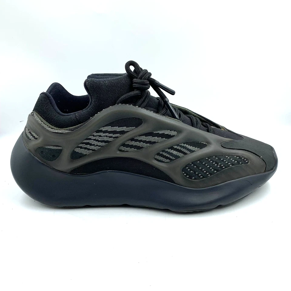 Adidas Yeezy 700 V3 Alvah Sneakers Mens US 8 Black Gray Low Top Lace Up H67799 - Image 1 of 4