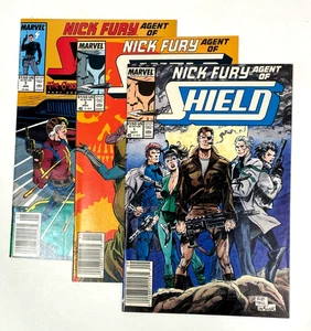Nick Fury Agent of Shield #1, 3, 7 NM - Mint (1989 Marvel) HIGH grade! - Bild 1 von 3