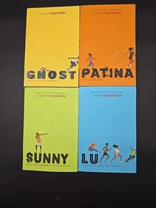 Ghost Patina Sunny Lu Track Jason Reynolds Paperback Book Set - Picture 1 of 2