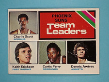 1975-76 Topps Suns Team Leaders Scott Keith Erickson Perry Awtrey #130 NM 🏀