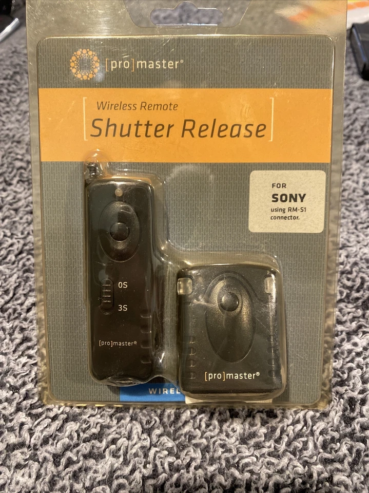 Promaster 1943 Wireless Remote Shutter Release For SONY (using RM-S1) connector) - Image 1 of 2