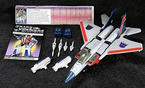 G1 1984 STARSCREAM • PRE RUB • COMPLETE w/TECH SPEC • VINTAGE G1 TRANSFORMERS - Picture 1 of 10