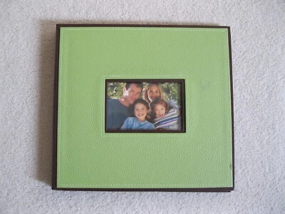 Álbum de recortes 12x12 pós encadernado 15 páginas de carregamento superior verde/marrom - Imagem 1 de 4