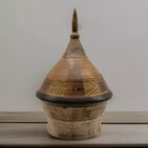 Southwest handgedrechselte Holzkiste, 11 Zoll Künstler signiert Bill Lieske, Kunst Wohndeko - Bild 1 von 12