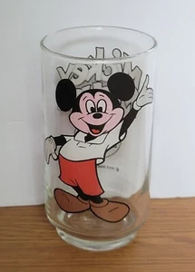 Vintage Walt Disney Productions Mickey Mouse Club Drinking Glass - Picture 1 of 2