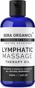 Lymphatic Drainage Massage Oil – Arnica & Coconut Oil for Body Detox, 100ml - Picture 1 of 9