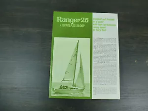 Ranger 26 original factory sailboat brochure - Picture 1 of 2