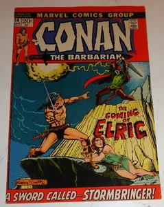 CONAN #14 BARRY SMITH CLASSIC FIRST ELRIC VF 1972 KEY ISSUE - Picture 1 of 2