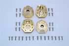 Gpm Traxxas Trx-4 Brass Heavy Edition Outer Portal Drive Housings Front & Rear