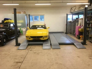 Vier Säulen- PKW 2+2 Hebebühne, Parkbühne, Parkhebebühne, 2122 mm Hubhöhe! - Bild 1 von 6