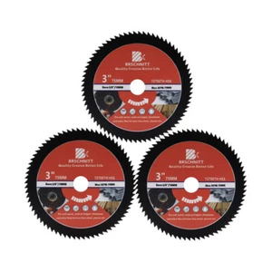 3pcs Diamond Saw Blade 3'' Cutting Disc for Aluminum Copper HSS Cutting Wheel - Picture 1 of 8