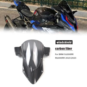 For BMW M1000RR S1000RR 2019-2023 Carbon Fiber Windshield Wind Deflector - Picture 1 of 8