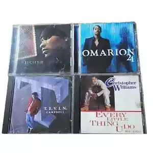 Usher, Omarion, Christopher Williams R & B & Soul Cd Lot (4 cd's) Pre-owned - Picture 1 of 3