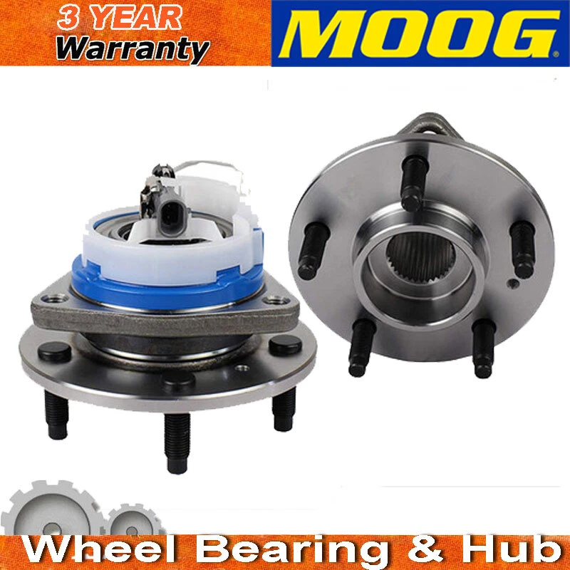 Par de bujes y cojinetes de rueda delantera MOOG para Chevrolet Impala Pontiac Grand Prix Foto 1 de 4