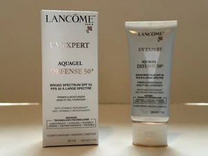 LANCOME UV EXPERT DEFENSE 50 AQUAGEL SPECTRUM SPF50 PRIMER MOISTURIZER NEW 2026 - Picture 1 of 3