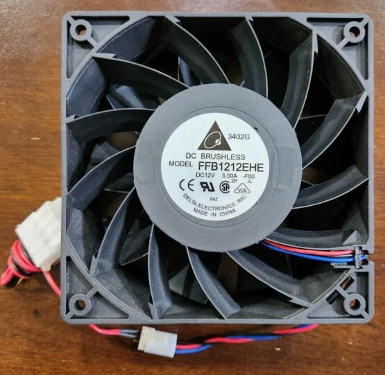 Delta FFB1212EHE-F00 120mm x 38mm Extreme Hi Fan,3+4Pin - Image 1 of 1