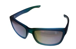 Skechers Mens Sunglass Matte Blue. Rectangle Wrap Plastic, SE8008 91C - Picture 1 of 6