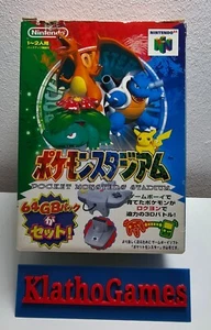 Nintendo 64 Pokemon Pocket Monsters Stadium N64 Juego Japonés D600 - Imagen 1 de 7