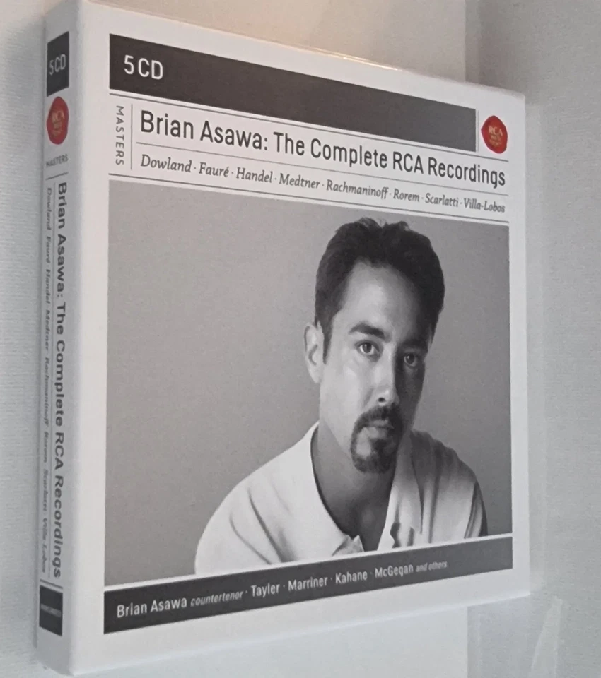 Brian Asawa: The Complete RCA Recordings (2017)  5CD BOX Dowland Faure Handel - Image 1 of 2