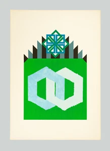 Joe TILSON - "Phalanx", 1975 - Siebdruck 70 x 100 cm - Bild 1 von 4