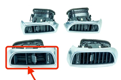 11-18 Porsche Cayenne 958 OEM tablero interior central calefacción aire acondicionado cubierta de ventilación rota 5101 Foto 1 de 4