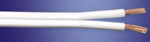 50M 79 STRAND SPEAKER LOUDSPEAKER CABLE WIRE WHITE PURE COPPER CONDUCTORS - Picture 1 of 1