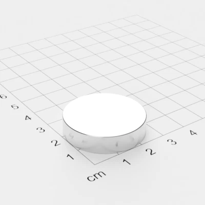 MAQNA Neodym Scheibenmagnet, 30x7mm, vernickelt, Grade N42