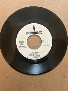 Wayne Carson - Soul Deep, Monument Records, EX, 1969, Promo. - Picture 1 of 2