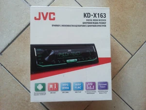 AUTORADIO 1DIN JVS KD-X163 USB AUX MP3 WMA FLAC 50WX4 NO CD - Foto 1 di 3