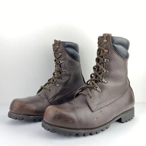 Vintage Red Wing Mens 9.5 D Green Dog Tag Irish Setter Hiking Boots 858 Vibram - Picture 1 of 10