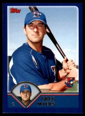 2003 Topps Traded & Rookies Greg Myers #T5 - Image 1 of 2