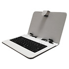 7" Tablet Keyboard & Folding Leather Protective Case, Cable & Adapter (SC-107KB)