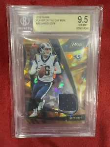 Jared Goff Rams Lions Player Of The Day 2019 Panini Classificato Beckett 9.5 Gemma Mint - Foto 1 di 2